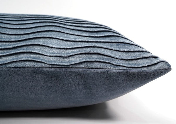 Abstract Blue Decorative Throw Pillows, Large Simple Throw Pillow for Interior Design, Geometric Contemporary Square Modern Throw Pillows for Couch-Grace Painting Crafts