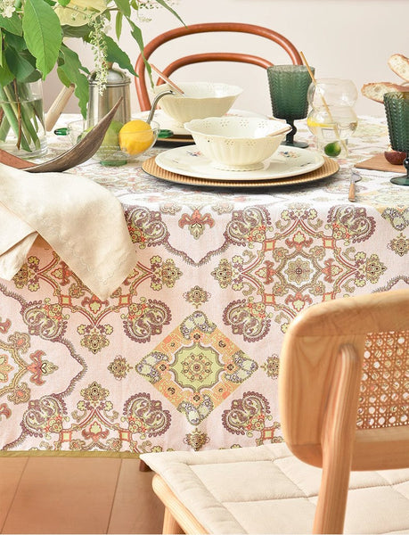 Large Rectangle Tablecloth for Dining Room Table, Rectangular Table Covers for Kitchen, Square Tablecloth for Coffee Table, Farmhouse Table Cloth, Wedding Tablecloth-Grace Painting Crafts