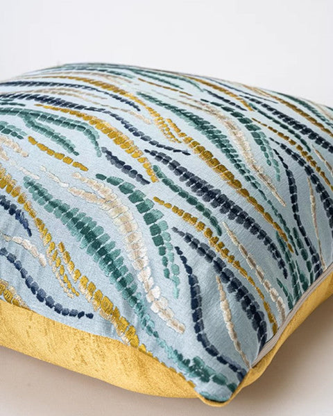 Square Modern Pillows for Couch, Contemporary Modern Sofa Pillows, Decorative Throw Pillows for Bedroom, Large Throw Pillow for Living Room-Grace Painting Crafts