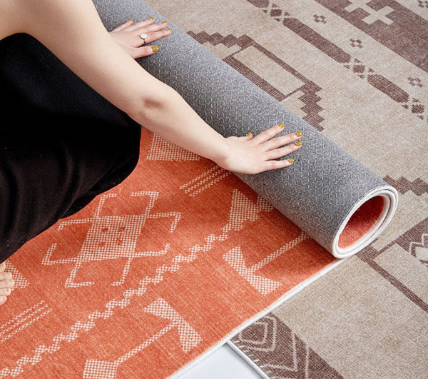 Modern Rugs for Living Room, Mid Century Area Rugs for Bedroom, Large Contemporary Area Rugs for Dining Room-Grace Painting Crafts