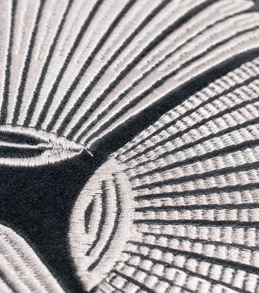 Abstract Feather Pattern Throw Pillows for Couch, Simple Modern Sofa Throw Pillows, Contemporary Throw Pillow for Living Room, Modern Square Pillows-Grace Painting Crafts