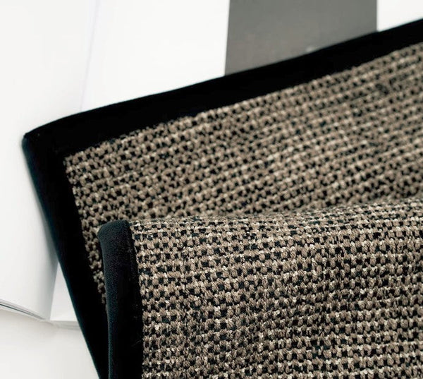 Large Grey Black Decorative Throw Pillows, Contemporary Square Modern Throw Pillows for Couch, Large Modern Sofa Pillows, Simple Throw Pillow for Interior Design-Grace Painting Crafts