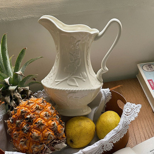 Ceramic Bud Vases, Small Flower Vases on Table, Rustic Porcelain Flower Vases, Handmade Water Holding Flower Vases-Grace Painting Crafts