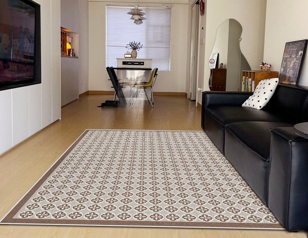 Mid Century Contemporary Modern Rugs for Living Room, Modern Rug Placement Ideas for Dining Room, Large Modern Rugs for Bedroom-Grace Painting Crafts