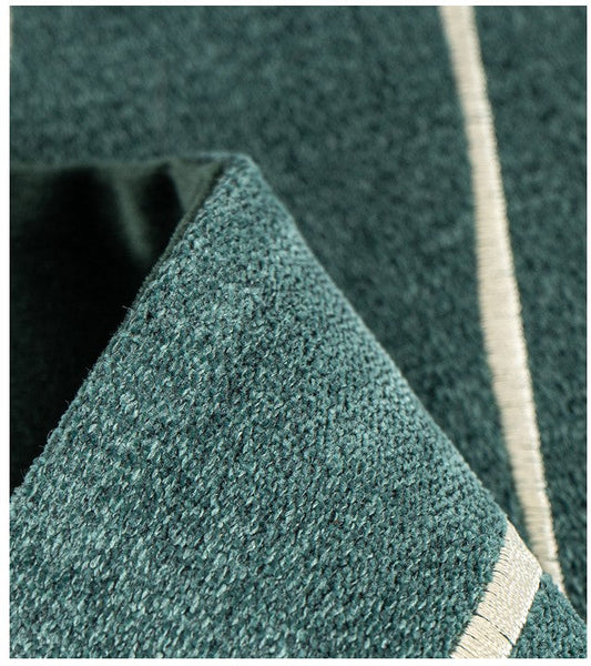 Abstract Green Decorative Throw Pillows, Geometric Square Modern Throw Pillows for Couch, Large Contemporary Throw Pillow for Interior Design-Grace Painting Crafts