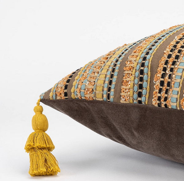 Contemporary Modern Sofa Pillows, Luxury Modern Pillows for Couch, Decorative Throw Pillows for Bedroom, Large Modern Pillow for Living Room-Grace Painting Crafts