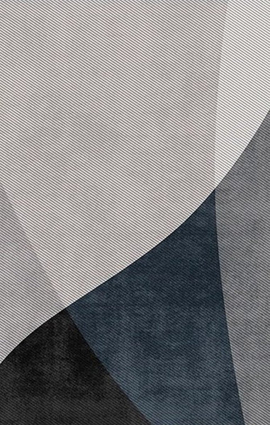 Blue Contemporary Modern Rugs, Geometric Contemporary Rugs Next to Bed, Modern Rugs for Living Room, Contemporary Rugs for Dining Room-Grace Painting Crafts