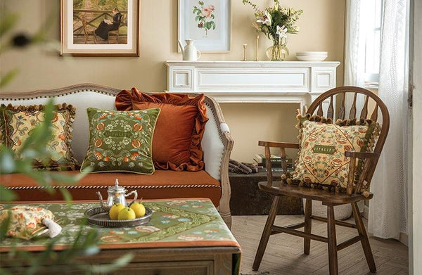 Modern Sofa Pillows, Decorative Throw Pillows, Beautiful Throw Pillows, Short Velvet Pillow Cover, Decorative Pillows for Living Room-Grace Painting Crafts