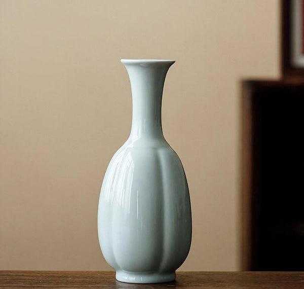 Ceramic Bud Vases, Handmade Water Holding Flower Vase, Small Flower Vases on Table, Rustic Porcelain Flower Vases-Grace Painting Crafts