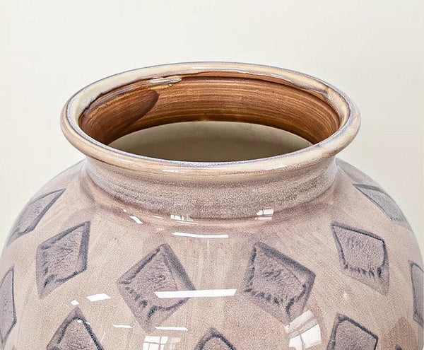 Unique Porcelain Flower Vases, Flower Vases on Table, Contemporary Vases for Modern Home Decor, Ceramic Bouquet Vases, Dining Table Centerpiece-Grace Painting Crafts