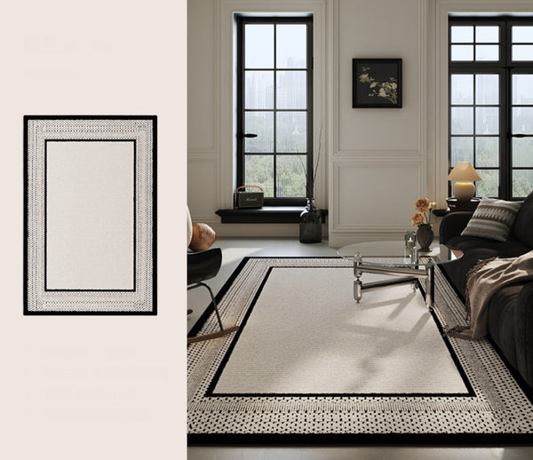 Dining Room Geometric Area Rugs, Contemporary Modern Rugs for Office, Bedroom Modern Rugs, Large Modern Rugs for Living Room-Grace Painting Crafts