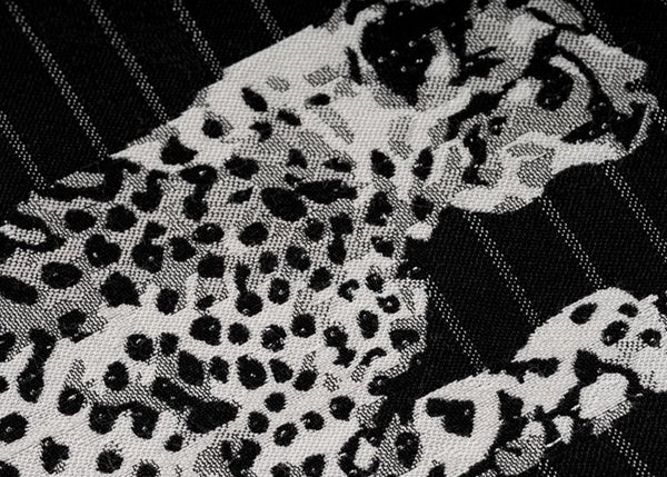 Large Modern Sofa Pillow Cases, Black Decorative Pillow Covers, Cheetah Modern Pillows for Couch, Abstract Decorative Throw Pillows for Living Room-Grace Painting Crafts