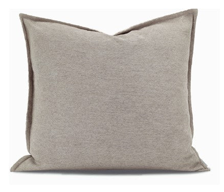 Large Square Modern Throw Pillows for Couch, Large Brown Throw Pillow for Interior Design, Contemporary Modern Sofa Pillows, Simple Decorative Throw Pillows-Grace Painting Crafts