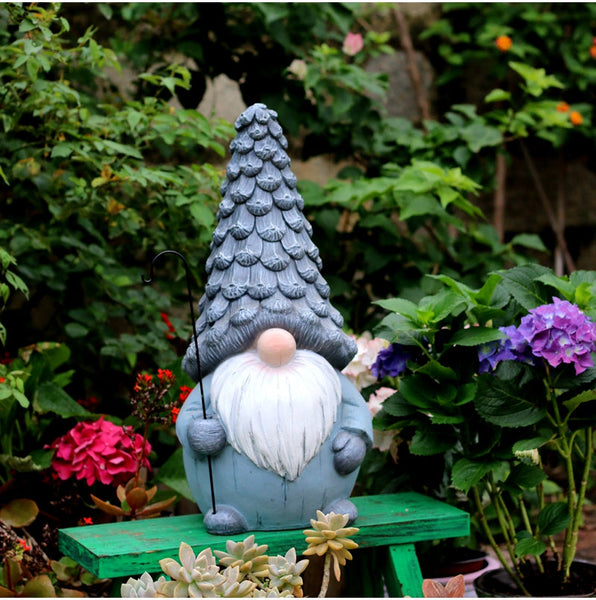 Garden Figure Sculpture Statues, Gnome Statue for Garden Ornaments, Garden Decoration Ideas, Villa Courtyard Decor, Outdoor Garden Decoration-Grace Painting Crafts