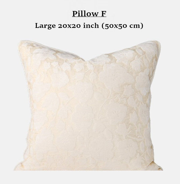 Modern Decorative Cushion Covers, Decorative Pillow Arrangement Ideas, Decorative Throw Pillows for Bed, Living Room Decorative Pillows, Large Decorative Pillows for Interior Design-Grace Painting Crafts