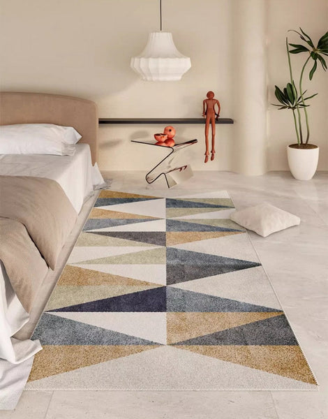 Simple Large Modern Rugs for Living Room, Abstract Geometric Modern Rugs,Large Modern Rugs for Bedroom, Modern Rugs for Dining Room-Grace Painting Crafts
