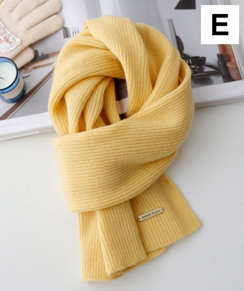 Winter Wool Scarf, Modern Wool Scarf for Women, Cold Weather Scarves, Casual Scarf for Women, Birthday Gift for Girl, Soft Wool Scarf for Women-Grace Painting Crafts