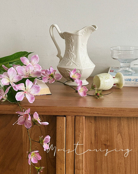 Small Flower Vases on Table, Rustic Porcelain Flower Vases, Ceramic Bud Vases, Handmade Water Holding Flower Vases-Grace Painting Crafts