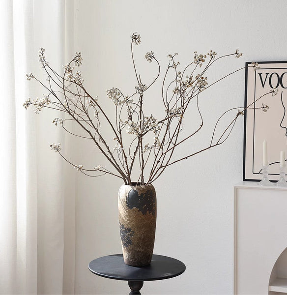 Dried Chinese Tallow Tree Twigs, Natural Decorations, 30 Inch Dried Long Twigs, Flower Arrangement, Handmade Artificial Flower, Natural Dried Branches-Grace Painting Crafts