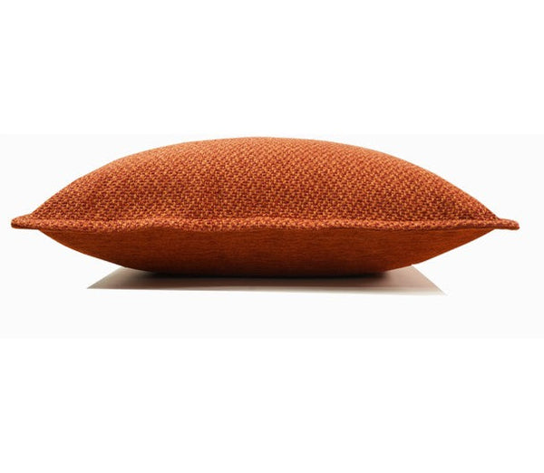Orange Square Modern Throw Pillows for Couch, Large Contemporary Modern Sofa Pillows, Simple Decorative Throw Pillows, Large Throw Pillow for Interior Design-Grace Painting Crafts