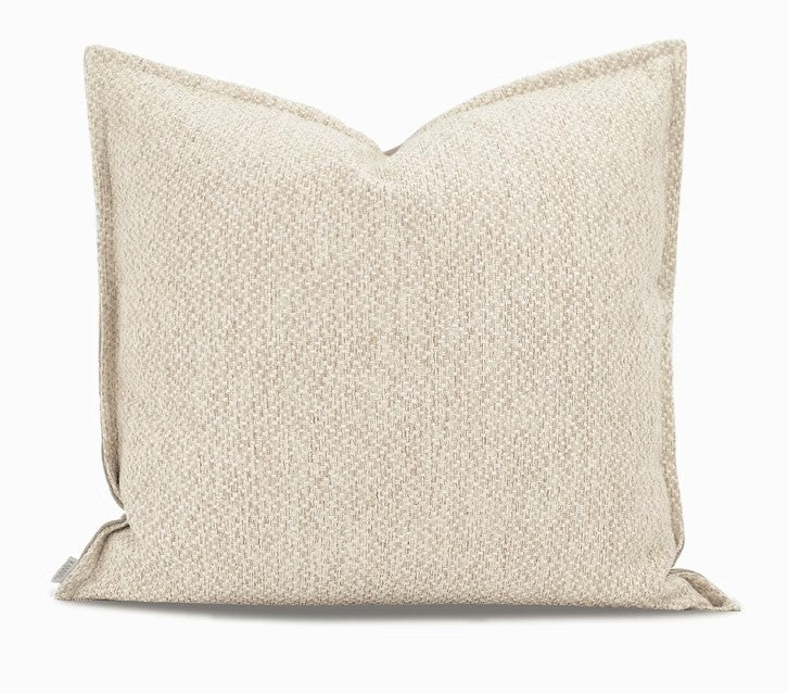 Large Square Modern Throw Pillows for Couch, Large Brown Throw Pillow for Interior Design, Contemporary Modern Sofa Pillows, Simple Decorative Throw Pillows-Grace Painting Crafts