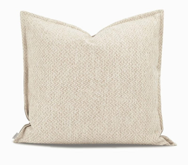 Large Square Modern Throw Pillows for Couch, Large Brown Throw Pillow for Interior Design, Contemporary Modern Sofa Pillows, Simple Decorative Throw Pillows-Grace Painting Crafts