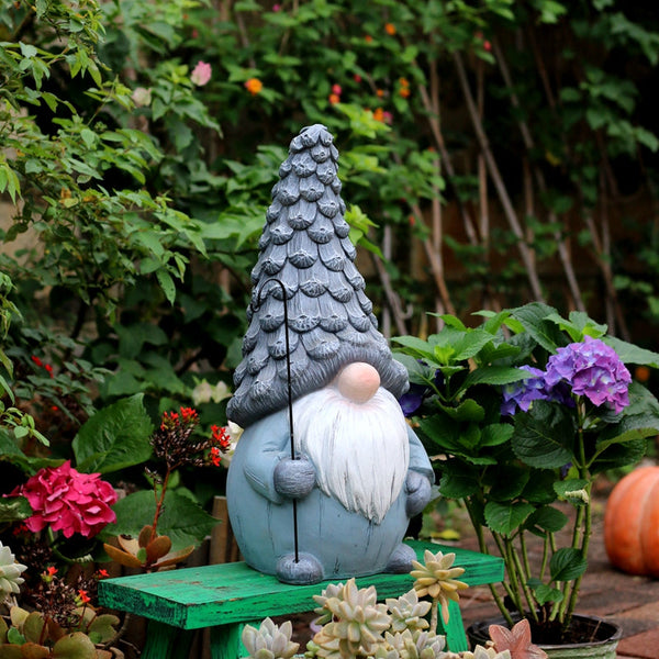 Garden Figure Sculpture Statues, Gnome Statue for Garden Ornaments, Garden Decoration Ideas, Villa Courtyard Decor, Outdoor Garden Decoration-Grace Painting Crafts