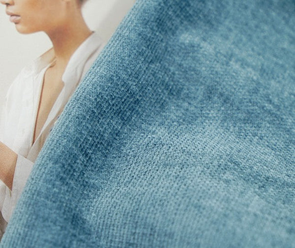 Abstract Blue Modern Sofa Pillows, Large Decorative Throw Pillows, Contemporary Square Modern Throw Pillows for Couch, Simple Throw Pillow for Interior Design-Grace Painting Crafts