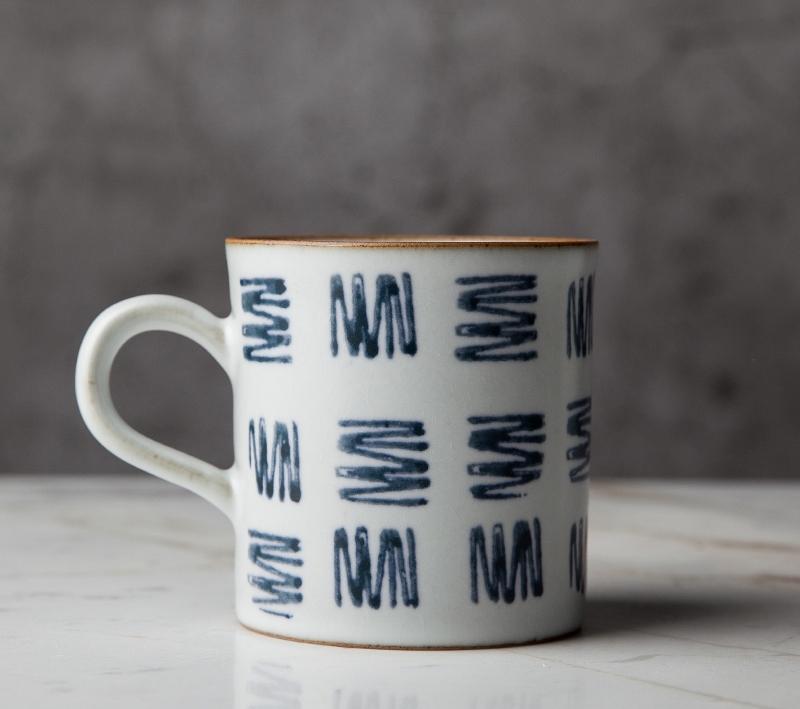 Cappuccino Coffee Mug, Handmade Pottery Coffee Cup, Large Capacity Coffee Cup, Pottery Tea Cup-Grace Painting Crafts