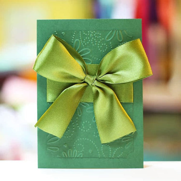 Beautiful Valentine's Day Greeting Card, Creative Birthday Greeting Card, Bowknot Greeting Cards, Original Handmade Wedding Greeting Card, Unique Anniversary Greeting Card to Lovers-Grace Painting Crafts