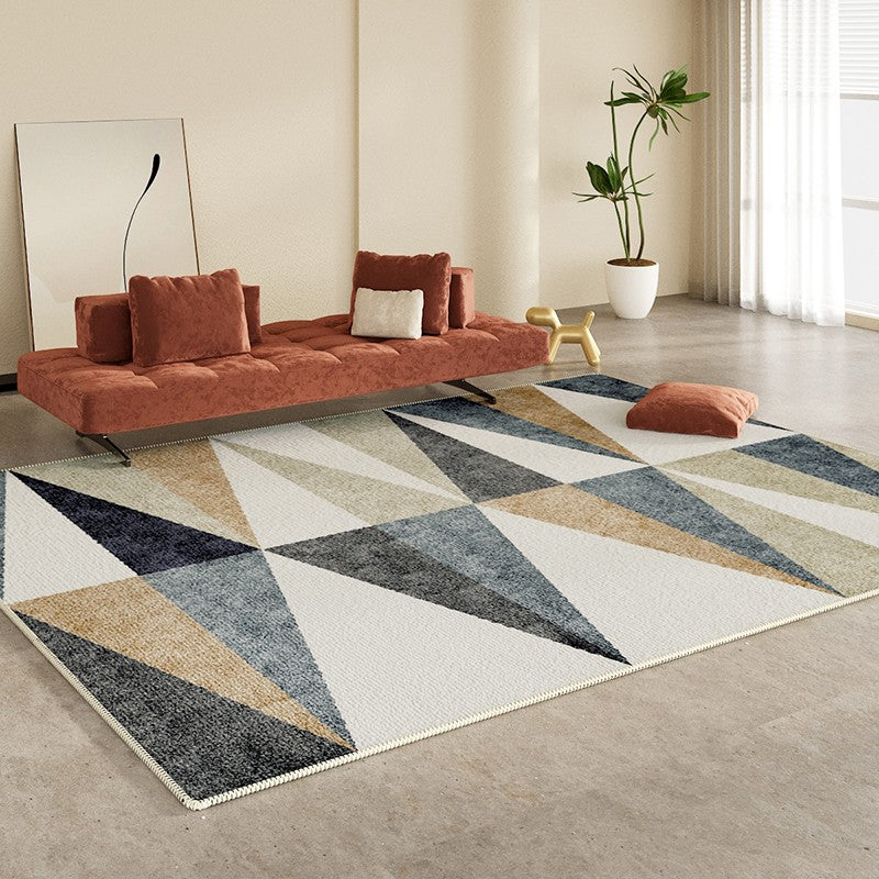 Simple Large Modern Rugs for Living Room, Abstract Geometric Modern Rugs,Large Modern Rugs for Bedroom, Modern Rugs for Dining Room-Grace Painting Crafts