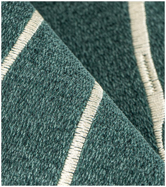 Abstract Green Decorative Throw Pillows, Geometric Square Modern Throw Pillows for Couch, Large Contemporary Throw Pillow for Interior Design-Grace Painting Crafts