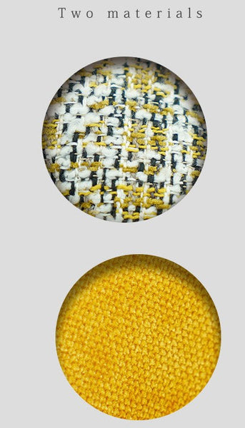 Contemporary Modern Sofa Pillows, Large Yellow Decorative Throw Pillows, Large Square Modern Throw Pillows for Couch, Simple Throw Pillow for Interior Design-Grace Painting Crafts