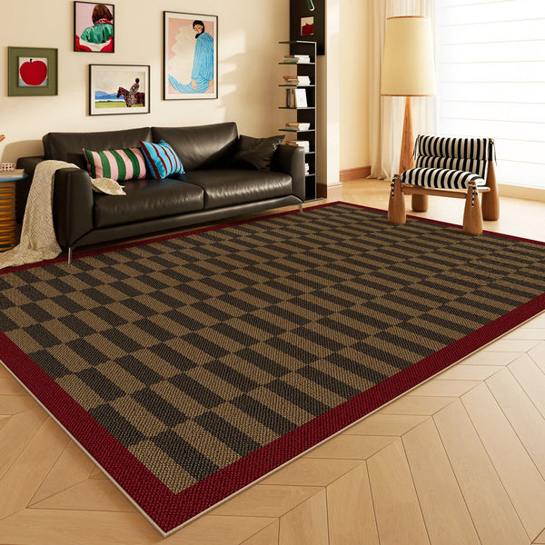 Geometric Contemporary Area Rugs, Modern Living Room Rug Ideas, Mid Century Modern Rugs, Colorful Modern Rugs for Dining Room-Grace Painting Crafts