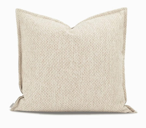 Large Square Modern Throw Pillows for Couch, Large Brown Throw Pillow for Interior Design, Contemporary Modern Sofa Pillows, Simple Decorative Throw Pillows-Grace Painting Crafts