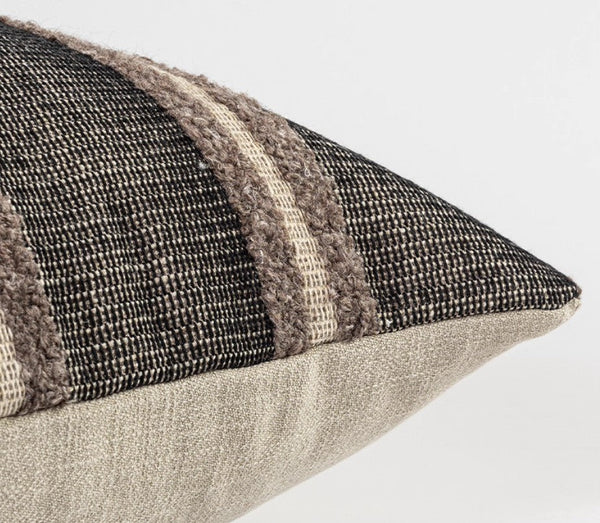 Contemporary Throw Pillow for Living Room, Large Abstract Throw Pillows for Couch, Modern Sofa Throw Pillows, Modern Square Pillows-Grace Painting Crafts