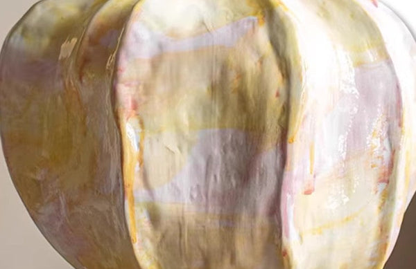 Handmade Modern Flower Vase, Centerpiece Ceramic Bouquet Vases, Large Contemporary Vases on Dining Table, Porcelain Vases for Modern Home Decor-Grace Painting Crafts