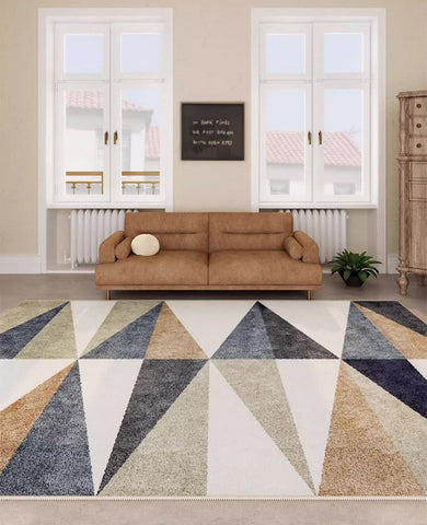 Simple Large Modern Rugs for Living Room, Abstract Geometric Modern Rugs,Large Modern Rugs for Bedroom, Modern Rugs for Dining Room-Grace Painting Crafts