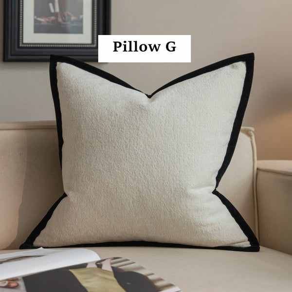 Large Decorative Throw Pillows, Decorative Pillow Arrangement Ideas for Couch, Modern Decorative Pillows for Living Room, Decorative Pillow Covers-Grace Painting Crafts