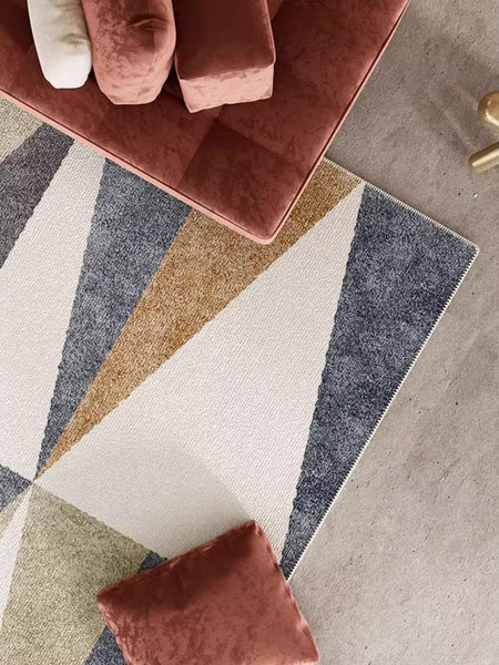 Simple Large Modern Rugs for Living Room, Abstract Geometric Modern Rugs,Large Modern Rugs for Bedroom, Modern Rugs for Dining Room-Grace Painting Crafts