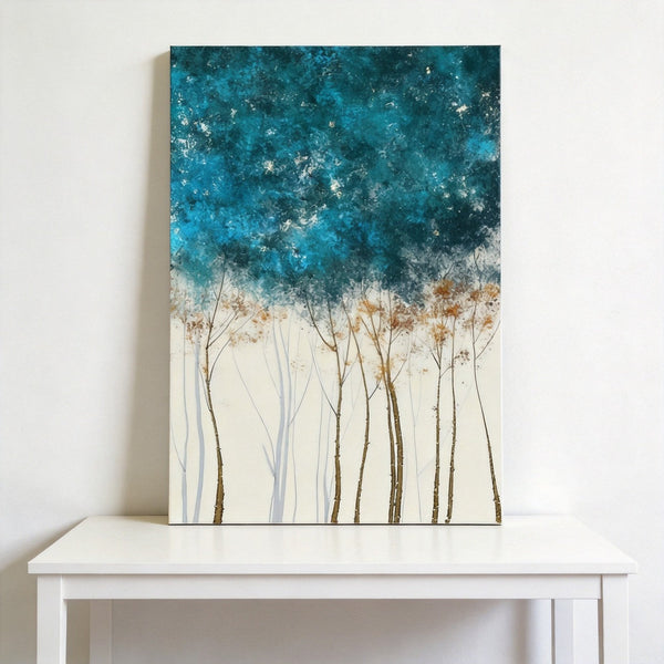 Original Abstract Paintings, Hand Painted Canvas Art, Abstact Tree Painting, Original Small Paintings, Buy Small Art Online-Grace Painting Crafts