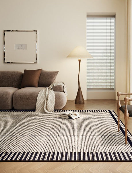 Unique Modern Rugs for Dining Room, Large Abstract Geometric Modern Rugs, Bedroom Modern Rugs, Living Room Contemporary Modern Rugs-Grace Painting Crafts