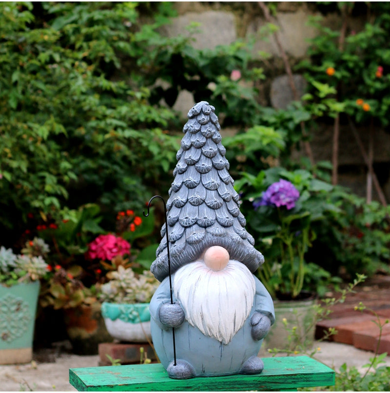 Garden Figure Sculpture Statues, Gnome Statue for Garden Ornaments, Garden Decoration Ideas, Villa Courtyard Decor, Outdoor Garden Decoration-Grace Painting Crafts