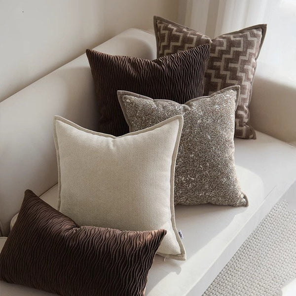 Geometric Modern Sofa Pillows, Contemporary Throw Pillows, Modern Pillows for Bedroom, Modern Sofa Pillows, Mid Century Decorative Pillows for Couch-Grace Painting Crafts