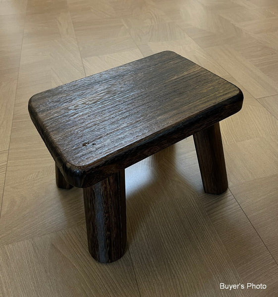Dining Table Stool, Shoe-changing Stool, Solid Wood low Stool, Paulownia Wood Stool, Children's Wooden Stool, Sofa Stool-Grace Painting Crafts