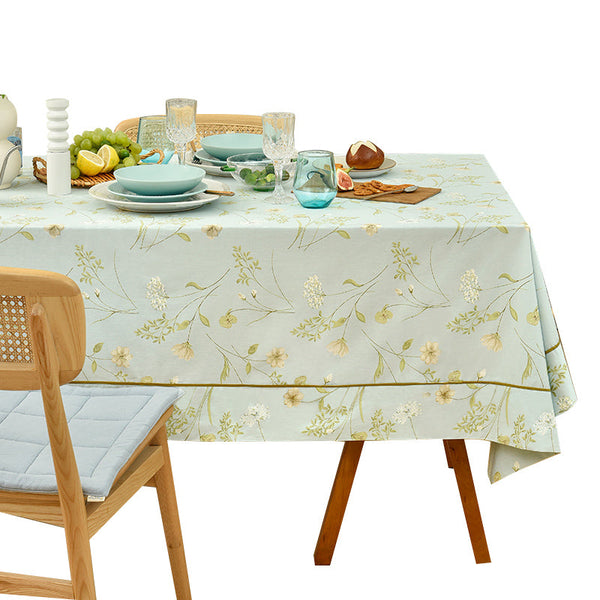 Farmhouse Table Cloth, Wedding Tablecloth, Large Rectangle Tablecloth for Dining Room Table, Rectangular Table Covers for Kitchen, Square Tablecloth for Coffee Table-Grace Painting Crafts