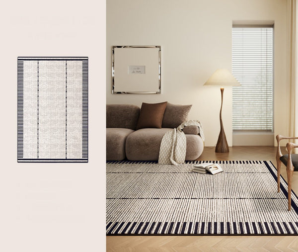 Unique Modern Rugs for Dining Room, Large Abstract Geometric Modern Rugs, Bedroom Modern Rugs, Living Room Contemporary Modern Rugs-Grace Painting Crafts