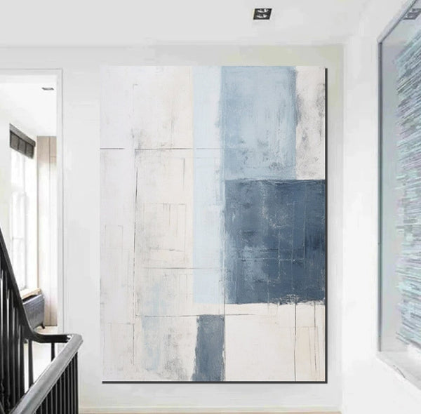 Modern Contemporary Abstract Artwork, Palette Knife Paintings, Extra Large Acrylic Painting, Simple Modern Art, Living Room Wall Art Painting-Grace Painting Crafts