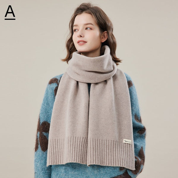 Fashion Designer Scarf, Cold Weather Scarf, Wool Scarf for Women, Casual Scarf for Women, Modern Winter Scarf, Soft Cashmere Scarf for Women-Grace Painting Crafts