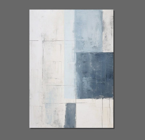 Modern Contemporary Abstract Artwork, Palette Knife Paintings, Extra Large Acrylic Painting, Simple Modern Art, Living Room Wall Art Painting-Grace Painting Crafts